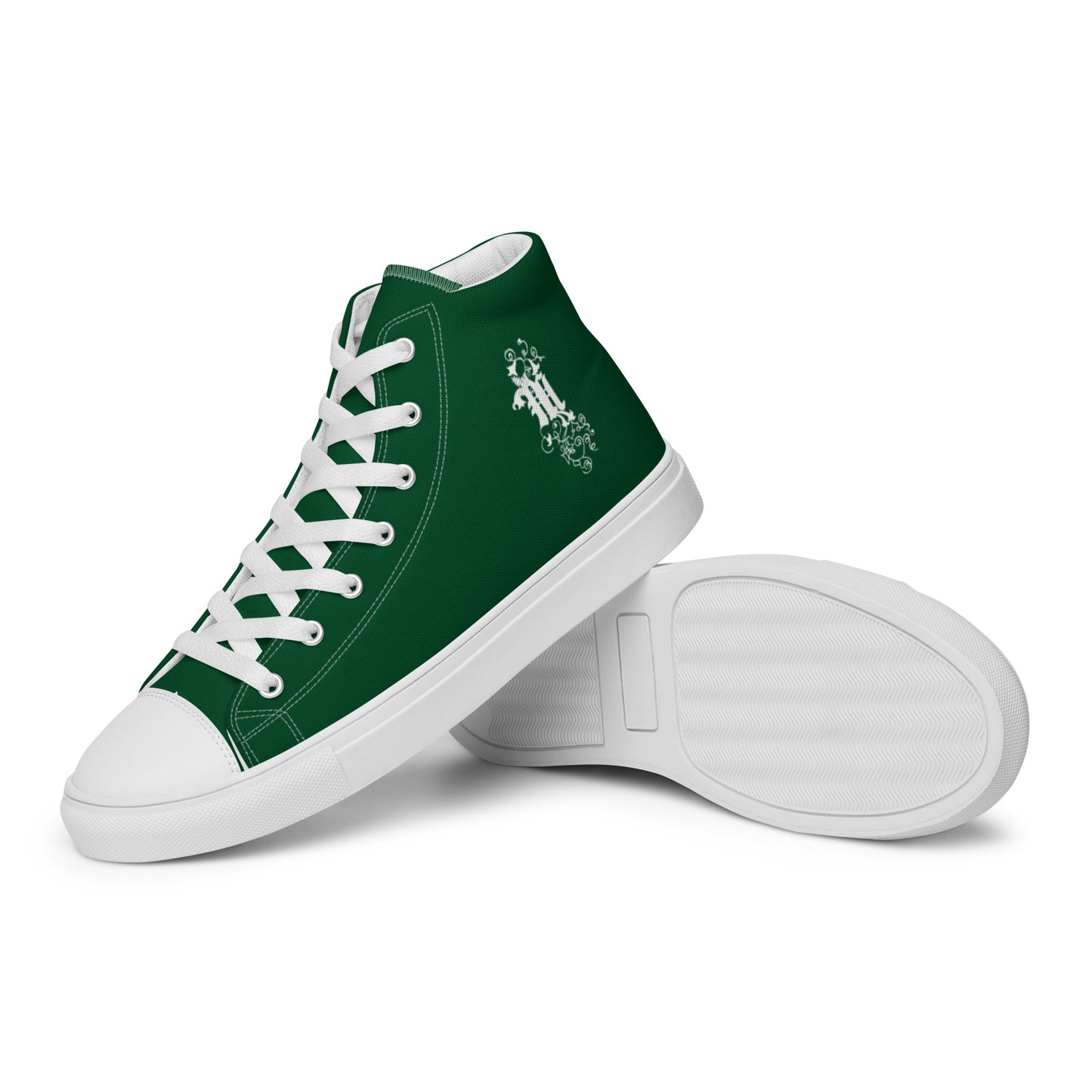 Maadish | Men’s Kelly Green high top canvas shoes